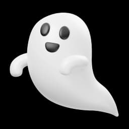 Happy Ghost peeking
